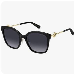 New Marc Jacobs Black Cat-Eye Sunglasses